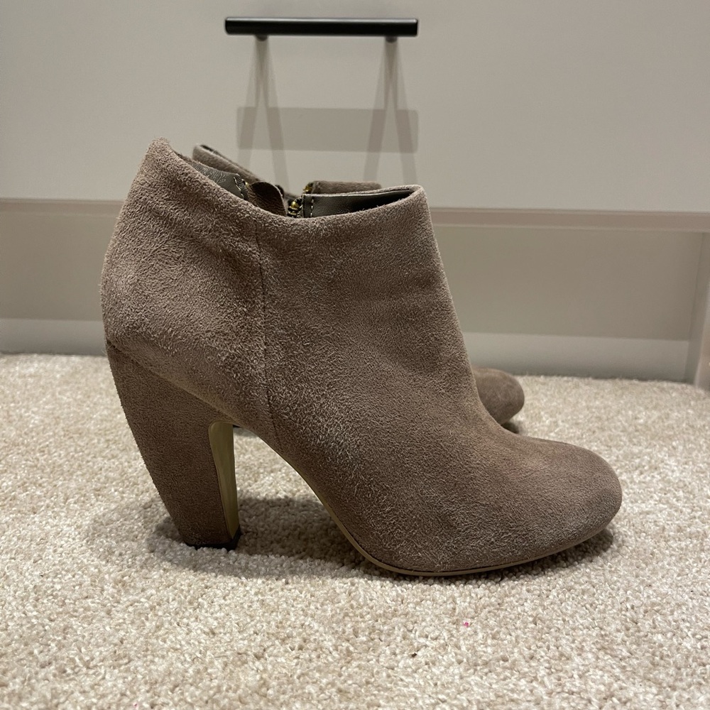 Suede booties